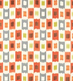 Shiruku Fabric by Harlequin Paprika / Sketched / Nectar Shiruku Fabric by Harlequin Paprika / Sketched / Nectar