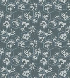 Shouchikubai Wallpaper by Farrow & Ball Inchyra Blue / Selvedge / Skylight Shouchikubai Wallpaper by Farrow & Ball Inchyra Blue / Selvedge / Skylight