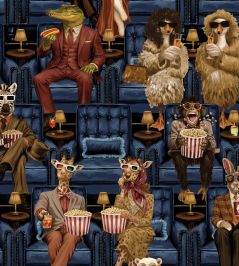 Showtime Wallpaper by Brand McKenzie Blue Lux Showtime Wallpaper by Brand McKenzie Blue Lux