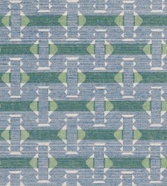 Sicily Fabric by Fermoie Blue Sicily Fabric by Fermoie Blue
