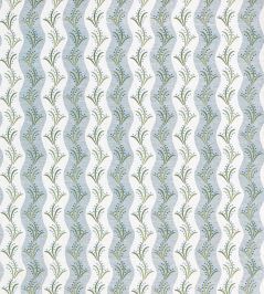 Sidney Stripe Fabric by Nina Campbell Indigo/Ivory Sidney Stripe Fabric by Nina Campbell Indigo/Ivory
