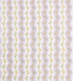 Sidney Stripe Fabric by Nina Campbell Lilac/Green/Yellow Sidney Stripe Fabric by Nina Campbell Lilac/Green/Yellow