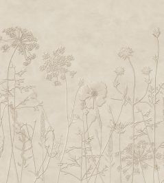 Silhouette Flowers Mural by Eijffinger Beige/Sand Silhouette Flowers Mural by Eijffinger Beige/Sand