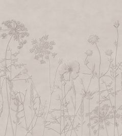 Silhouette Flowers Mural by Eijffinger Brown/Taupe Silhouette Flowers Mural by Eijffinger Brown/Taupe
