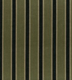Silhouette Stripe Fabric by Ian Mankin Khaki/Black Silhouette Stripe Fabric by Ian Mankin Khaki/Black