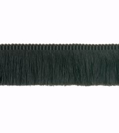 Silk Moss Fringe 40mm Trimming by Houles Black Silk Moss Fringe 40mm Trimming by Houles Black
