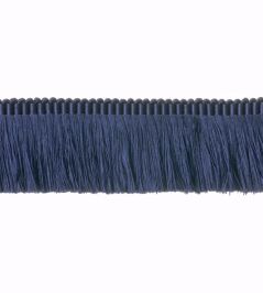 Silk Moss Fringe 40mm Trimming by Houles Blue Silk Moss Fringe 40mm Trimming by Houles Blue