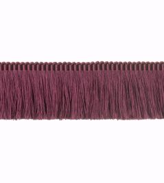 Silk Moss Fringe 40mm Trimming by Houles Purple Silk Moss Fringe 40mm Trimming by Houles Purple