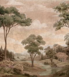 Silk Route Mural by Coordonne Peach Silk Route Mural by Coordonne Peach