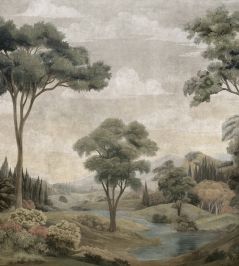 Silk Route Mural by Coordonne Sage Silk Route Mural by Coordonne Sage