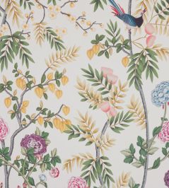 Silk Tree Linen Fabric by Liberty Lichen Silk Tree Linen Fabric by Liberty Lichen