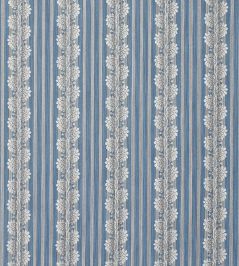 Silvano Stripe Fabric by Colefax and Fowler Blue Silvano Stripe Fabric by Colefax and Fowler Blue