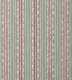 Silvano Stripe Fabric by Colefax and Fowler Pink/Green Silvano Stripe Fabric by Colefax and Fowler Pink/Green