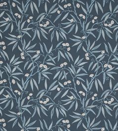 Silverwood Fabric by Jane Churchill Navy Silverwood Fabric by Jane Churchill Navy