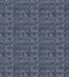 Simla Fabric by Warwick Indigo Simla Fabric by Warwick Indigo