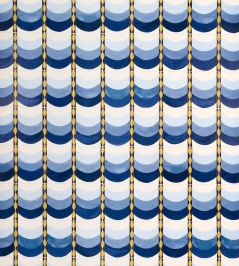 Sintra Wallpaper by Schumacher Blue Sintra Wallpaper by Schumacher Blue