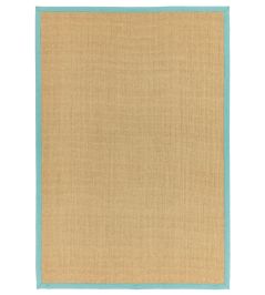 Sisal Rug by Asiatic Linen, Aqua Sisal Rug by Asiatic Linen, Aqua