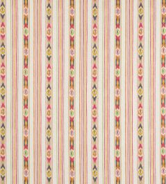 Sitari Stripe Fabric by Jane Churchill Red Sitari Stripe Fabric by Jane Churchill Red