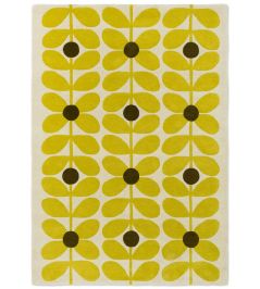 Sixties Stem Rug by Orla Kiely Yellow Sixties Stem Rug by Orla Kiely Yellow