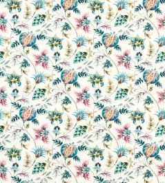 Sizergh Fabric by Clarke & Clarke Teal/Berry Sizergh Fabric by Clarke & Clarke Teal/Berry