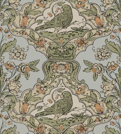 Skenninge Wallpaper by Borastapeter Green Skenninge Wallpaper by Borastapeter Green