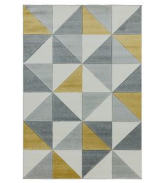 Sketch Cubic Rug by Asiatic Ochre Sketch Cubic Rug by Asiatic Ochre