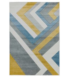 Sketch Linear Rug by Asiatic Grey, Multi Sketch Linear Rug by Asiatic Grey, Multi