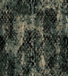Snake Fabric by Arley House Lagoon Snake Fabric by Arley House Lagoon