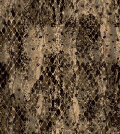 Snake Fabric by Arley House Sepia Snake Fabric by Arley House Sepia