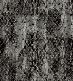 Snake Fabric by Arley House Silver Snake Fabric by Arley House Silver