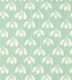 Snowdrop Wallpaper by Scion Sage Snowdrop Wallpaper by Scion Sage