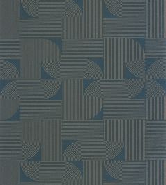 Softness Wallpaper by Caselio Bleu Cuivre Softness Wallpaper by Caselio Bleu Cuivre