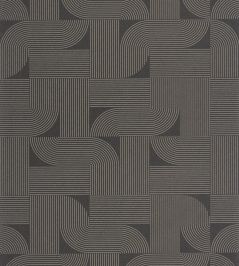 Softness Wallpaper by Caselio Noir Or Softness Wallpaper by Caselio Noir Or