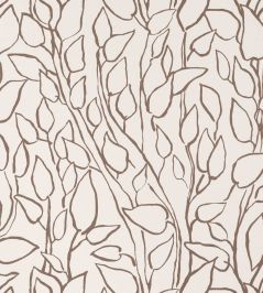Solandra Vine Wallpaper by Schumacher Brown Solandra Vine Wallpaper by Schumacher Brown