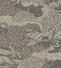 Solangen Wallpaper by Borastapeter Brown Solangen Wallpaper by Borastapeter Brown