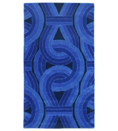 Solar Rectangle by Lara Bohinc Rug by CF Editions Blue Solar Rectangle by Lara Bohinc Rug by CF Editions Blue