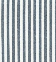 Solent Stripe Fabric by Titley and Marr Indigo Solent Stripe Fabric by Titley and Marr Indigo