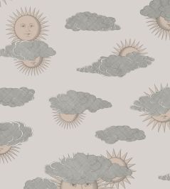 Soli e Nuvole Wallpaper by Cole & Son Beige & Soft Gold Soli e Nuvole Wallpaper by Cole & Son Beige & Soft Gold