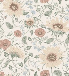 Solveig Wallpaper by Sandberg Colourful Solveig Wallpaper by Sandberg Colourful