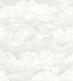 Songe Wallpaper by Casadeco Blanc Coton Songe Wallpaper by Casadeco Blanc Coton