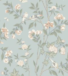 Sophia Magdalena Wallpaper by Borastapeter Soft Blue Sophia Magdalena Wallpaper by Borastapeter Soft Blue