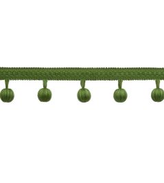 Sophie Beaded Fringe Trimming by Samuel & Sons Basil Sophie Beaded Fringe Trimming by Samuel & Sons Basil