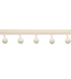 Sophie Beaded Fringe Trimming by Samuel & Sons Cream Sophie Beaded Fringe Trimming by Samuel & Sons Cream