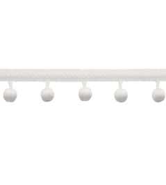 Sophie Beaded Fringe Trimming by Samuel & Sons Salt Sophie Beaded Fringe Trimming by Samuel & Sons Salt
