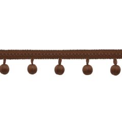 Sophie Beaded Fringe Trimming by Samuel & Sons Walnut Sophie Beaded Fringe Trimming by Samuel & Sons Walnut
