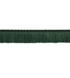 Sophie Brush Fringe Trimming by Samuel & Sons Viridian Green Sophie Brush Fringe Trimming by Samuel & Sons Viridian Green