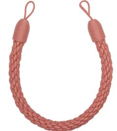 Sophie Cable Holdback Trimming by Samuel & Sons Rose Water Sophie Cable Holdback Trimming by Samuel & Sons Rose Water
