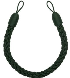 Sophie Cable Holdback Trimming by Samuel & Sons Viridian Green Sophie Cable Holdback Trimming by Samuel & Sons Viridian Green
