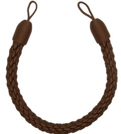 Sophie Cable Holdback Trimming by Samuel & Sons Walnut Sophie Cable Holdback Trimming by Samuel & Sons Walnut