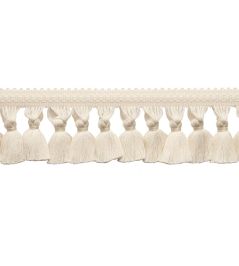 Sophie Tassel Fringe Trimming by Samuel & Sons Cream Sophie Tassel Fringe Trimming by Samuel & Sons Cream